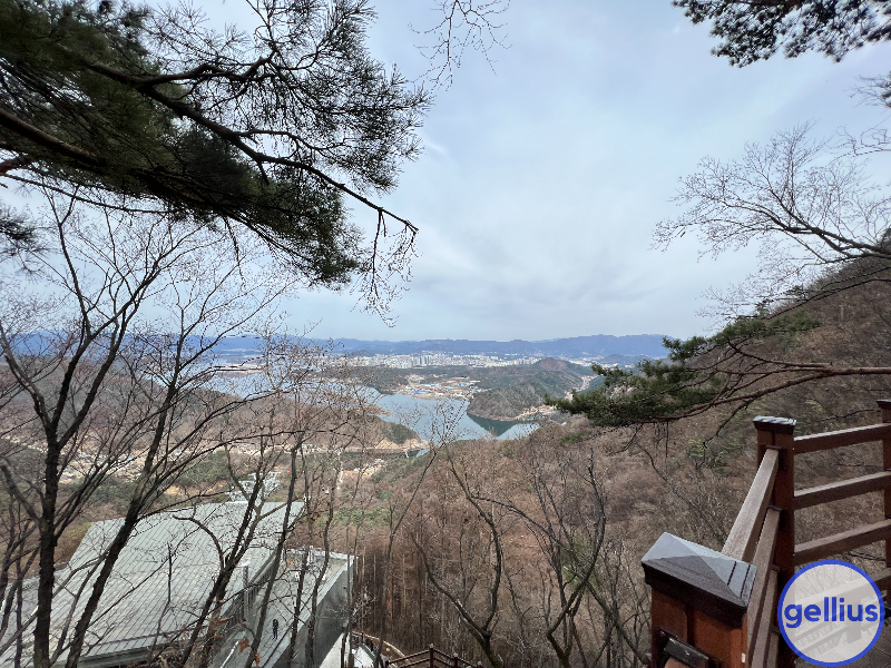 춘천 삼악산 케이블카 산책길 경치