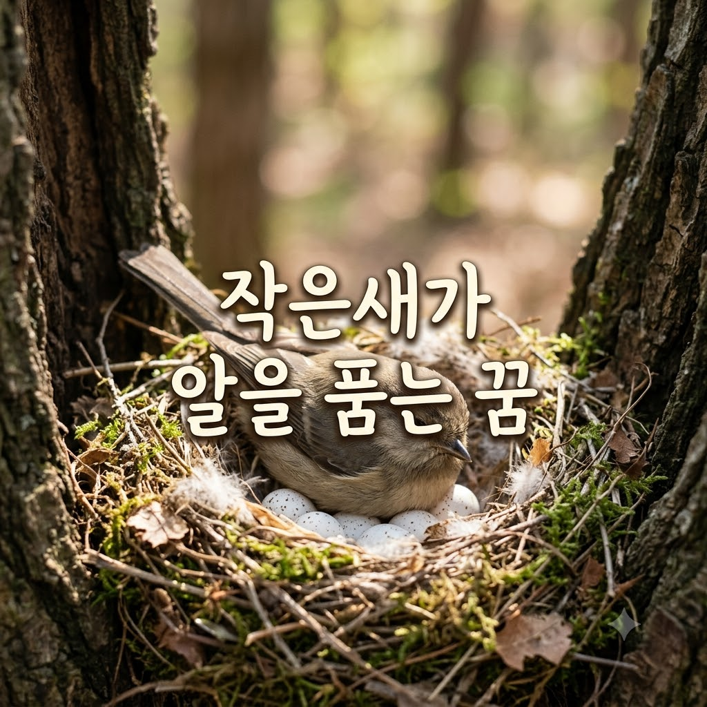 작은새가 알을 품는 꿈