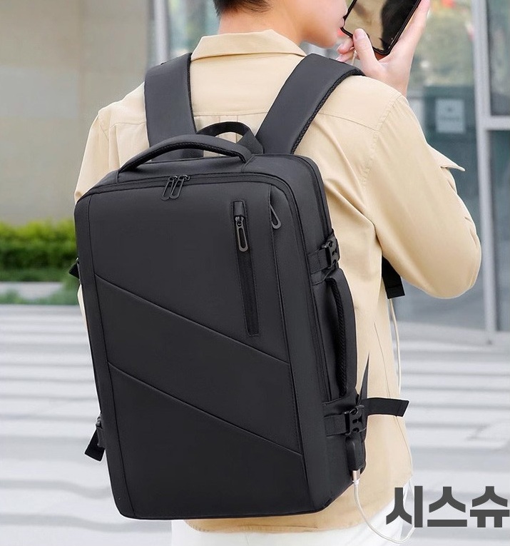여행·출장 필수템! 시스슈 대용량 노트북 백팩 추천 – 확장형으로 짐 걱정 끝