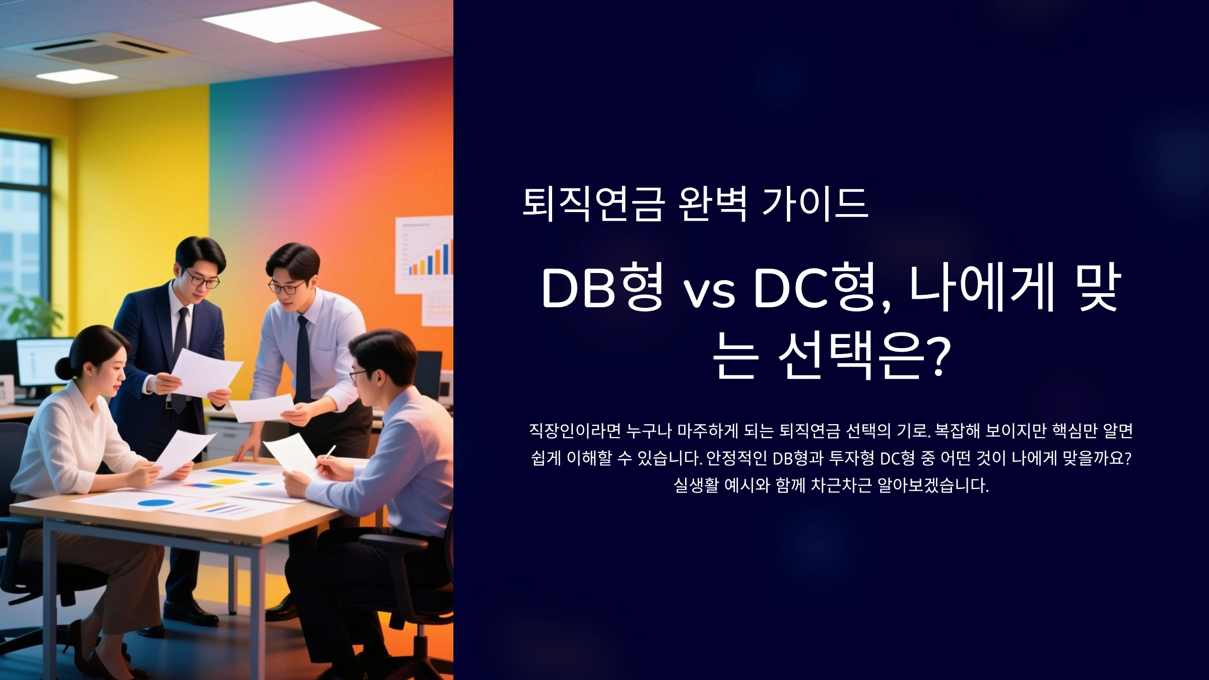 퇴직연금 DC형 DB형 차이