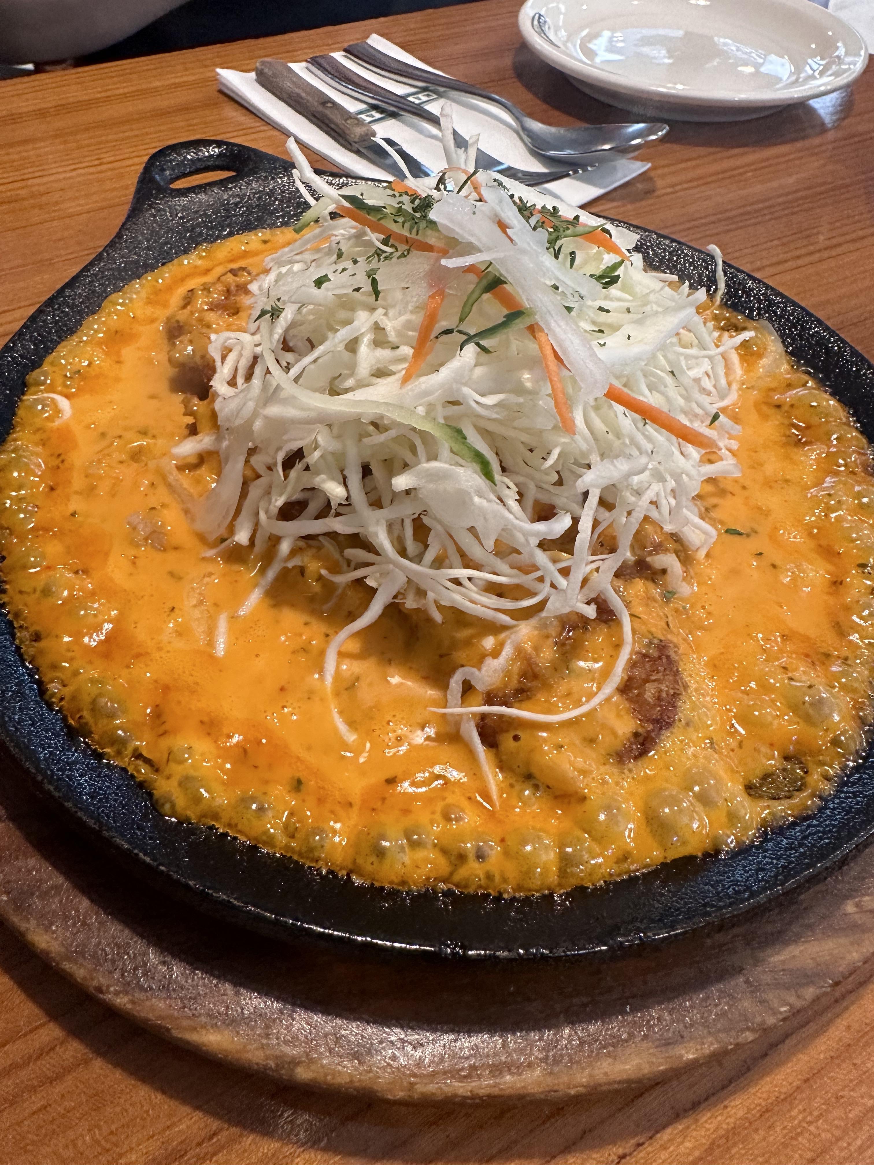 철판치즈 누룽지돈까스