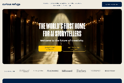 Curious Refuge 홈페이지 이미지