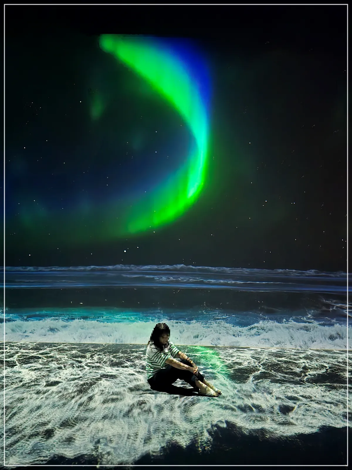 은하수_오로라_파도_여자1명