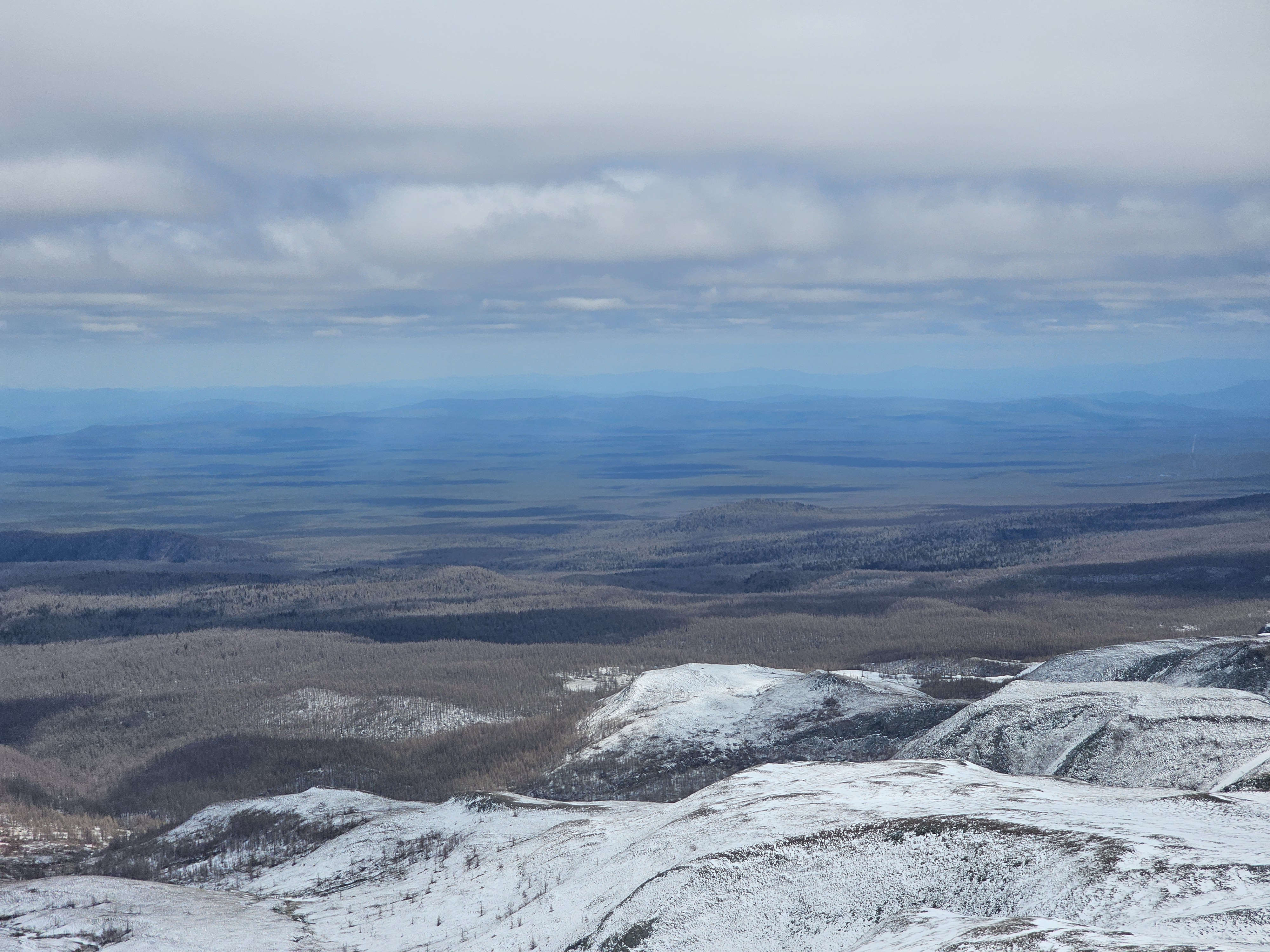 백두산천지 내려오는길