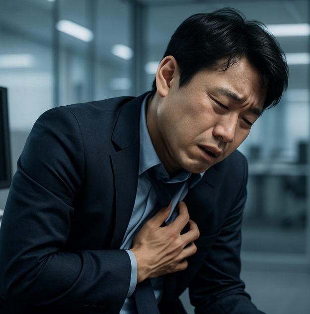 감정이 격해지면 몸에 힘이 빠지는 현상