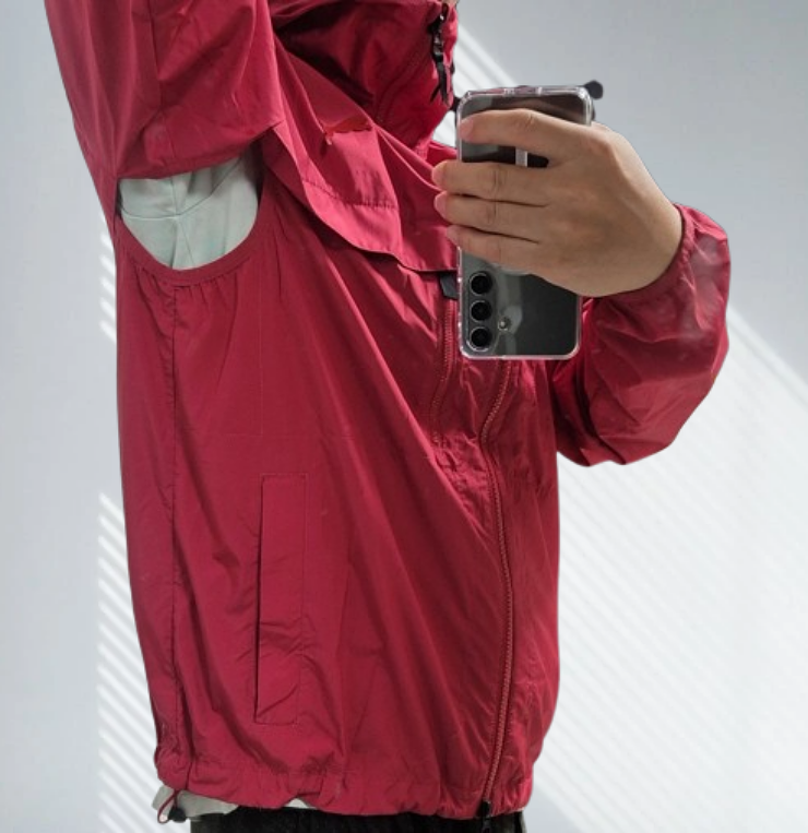 바람막이 통기성 벤틸레이션