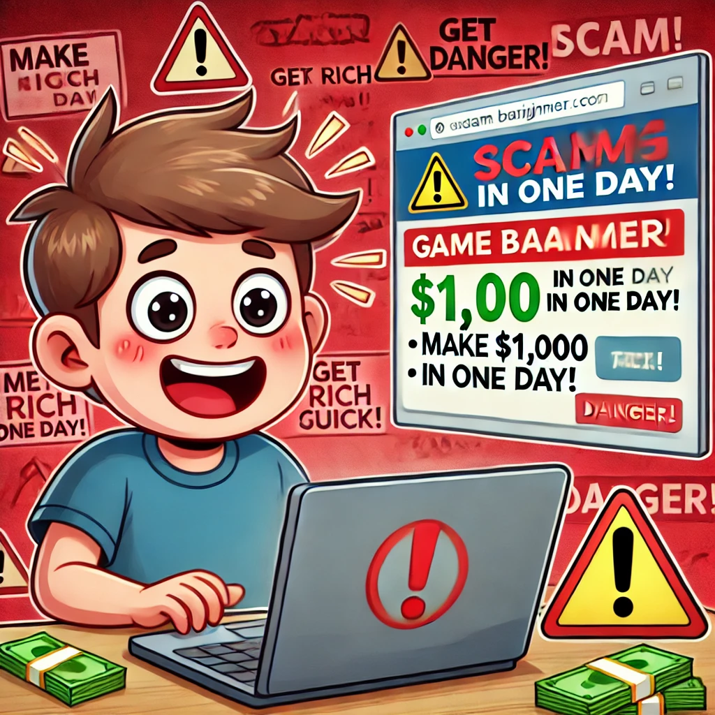 사기 광고에 속는 실수