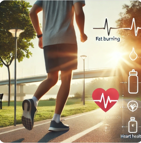 공복 유산소운동을 표현한 이미지