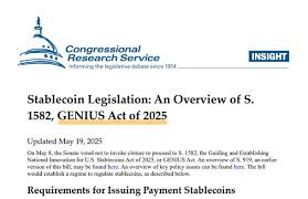 스테이블코인 법제화 GENIUS Act 시행