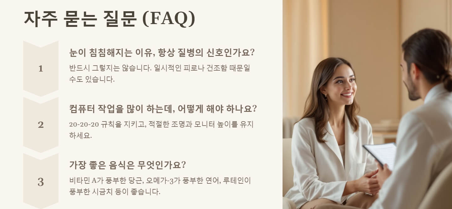 눈이 침침해지는 이유