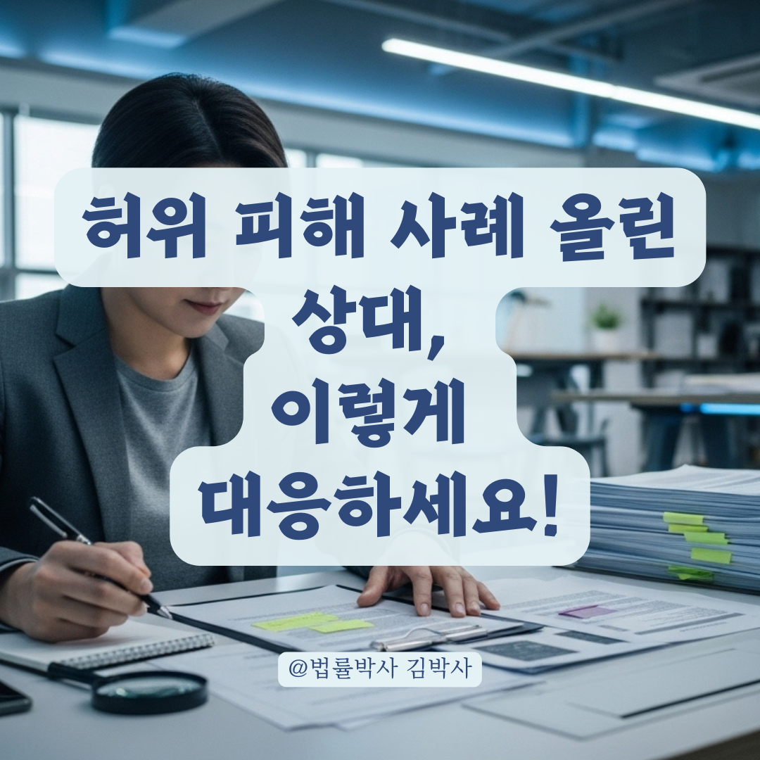 허위 피해 사례 올린 상대, 명예훼손&middot;무고죄 고소 가능할까? 당신이 알아야 할 핵심 포인트.