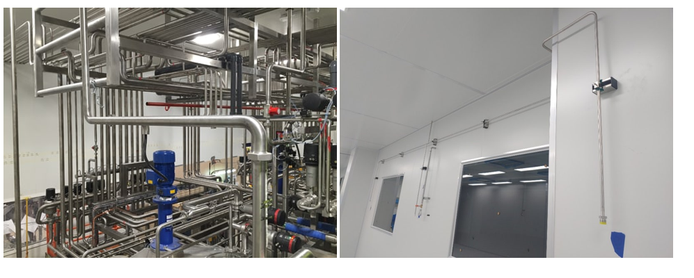 클린룸 오염제어 시 배관 누설, 리크는 오염에 미치는 영향이 큼으로 시공, 관리는 매우 중요하다.