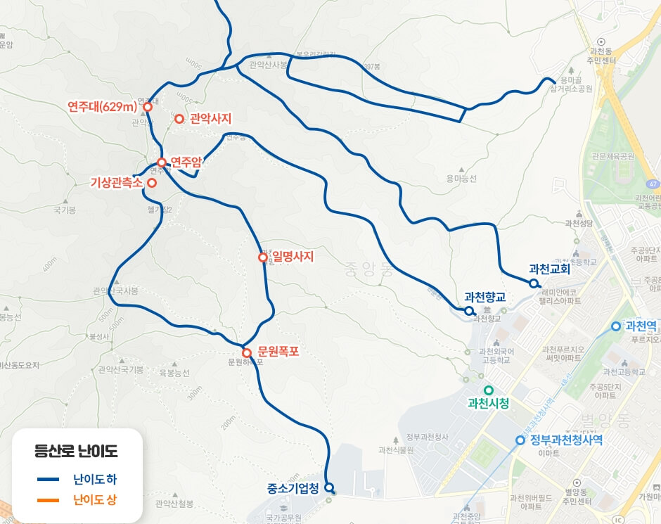 관악산 과천코스