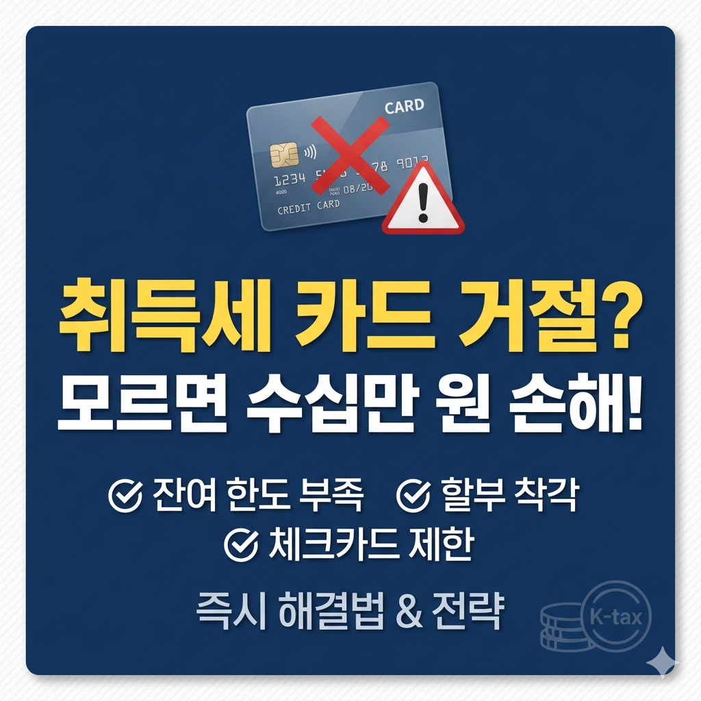 카드 결제 거절? 이거 모르면 손해