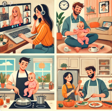 맞벌이 육아 사진