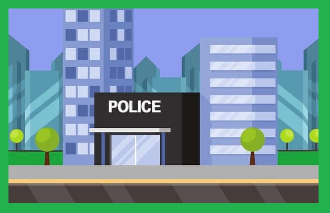 경찰서-일러스트