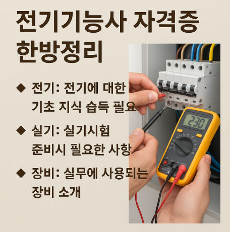 전기기능사 자격증 한방정리