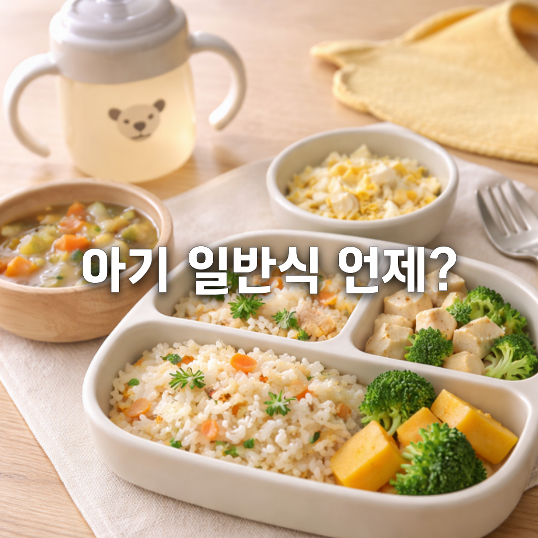 아기 이유식에서 일반식, 언제 바꿔야 할까?
