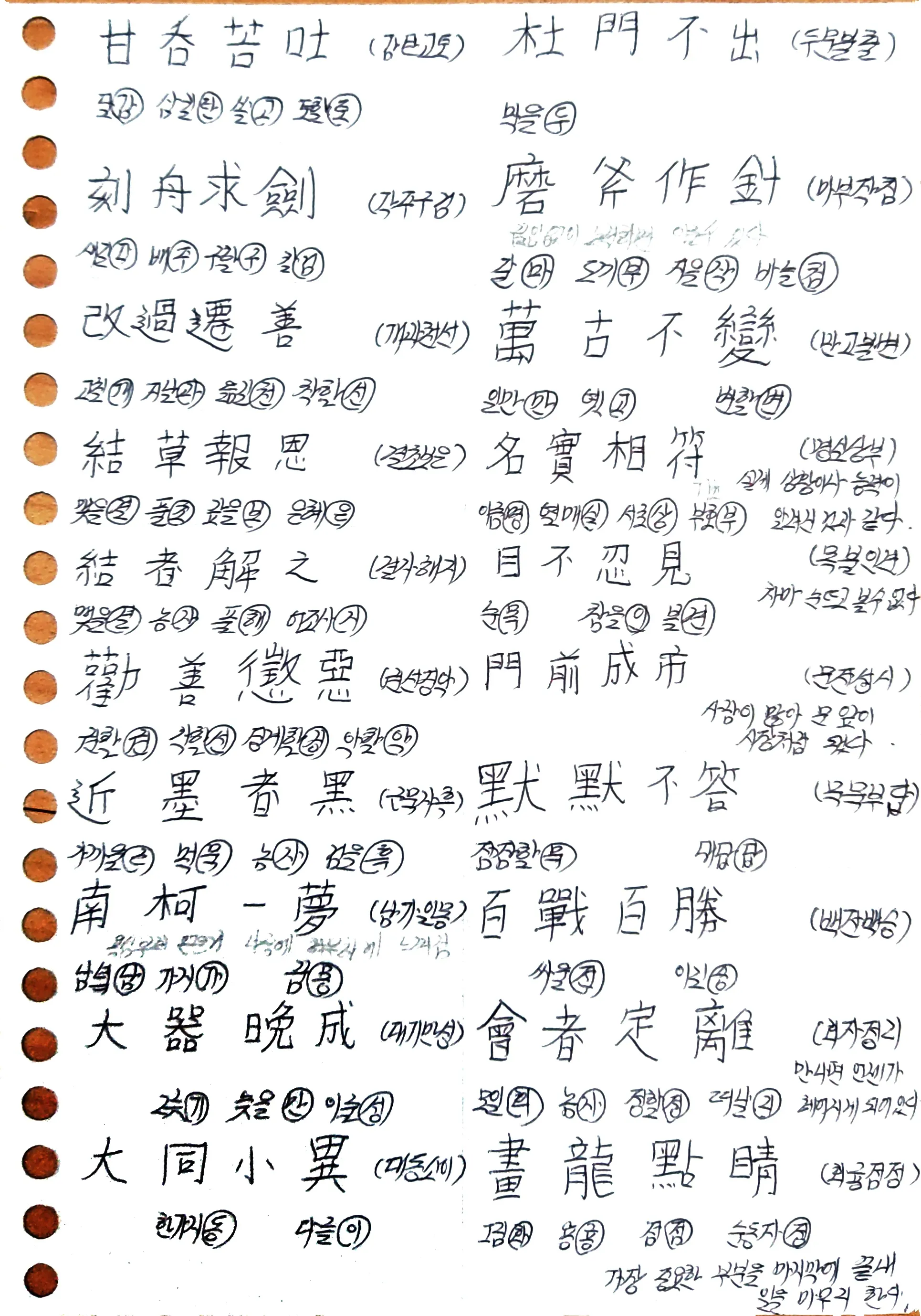 사자성어 1000개 지혜의 보물창고_3