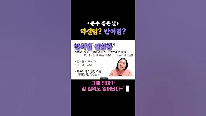 역설법 반어법 구분 사용 예시_8