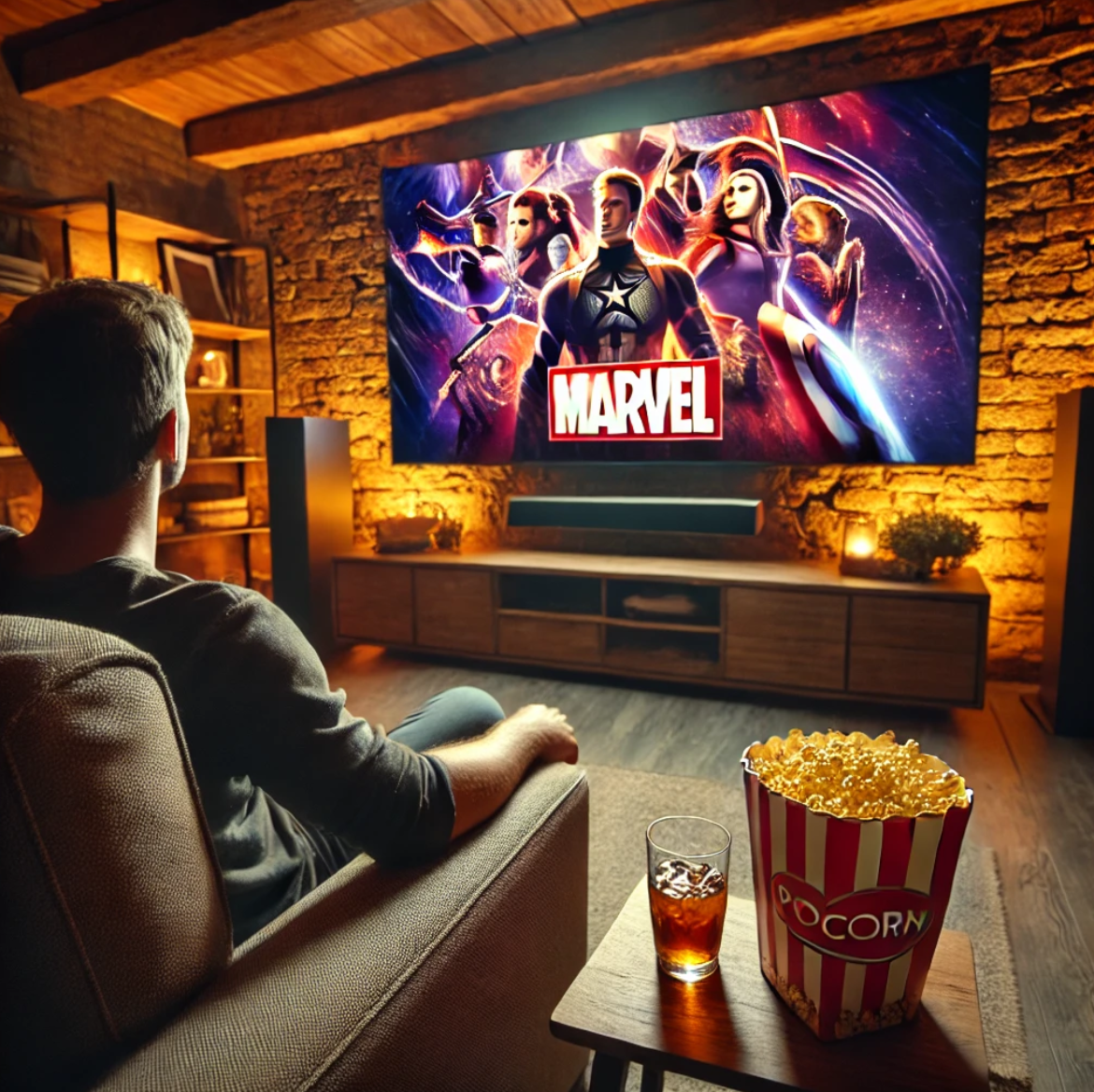 마블 영화 보는 이미지 입니다.