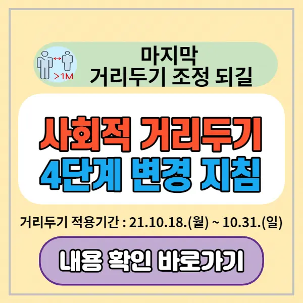 사회적-거리두기-4단계-변경