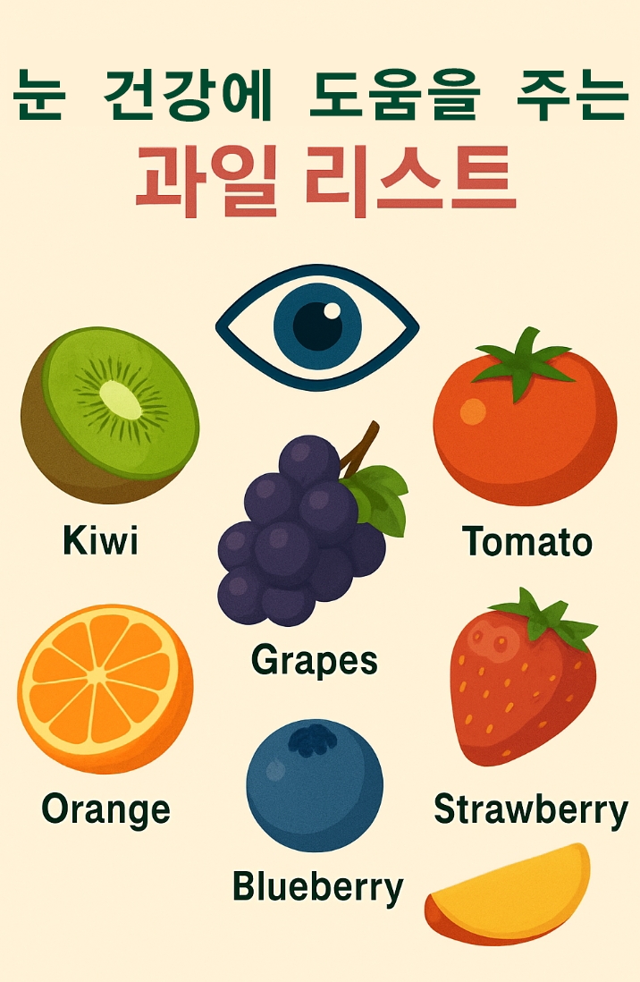 눈 건강을 위한 과일리스트