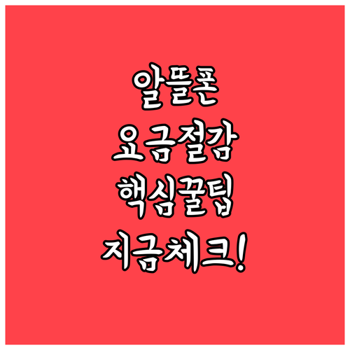 알뜰폰 통화 요금제 혜택과 추천 상품..