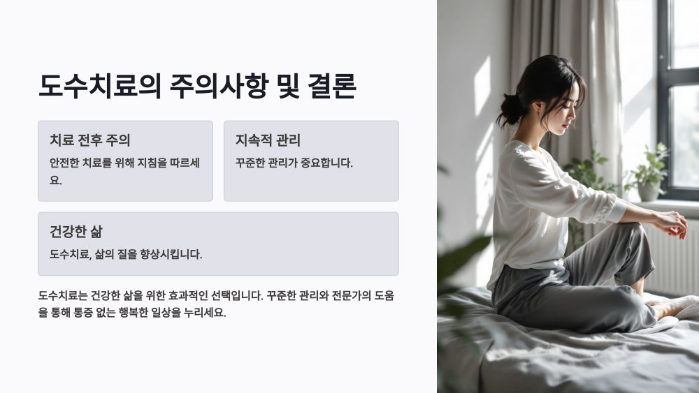 도수치료 주의사항