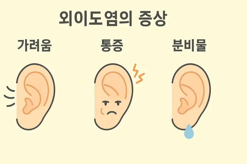외이도염 증상