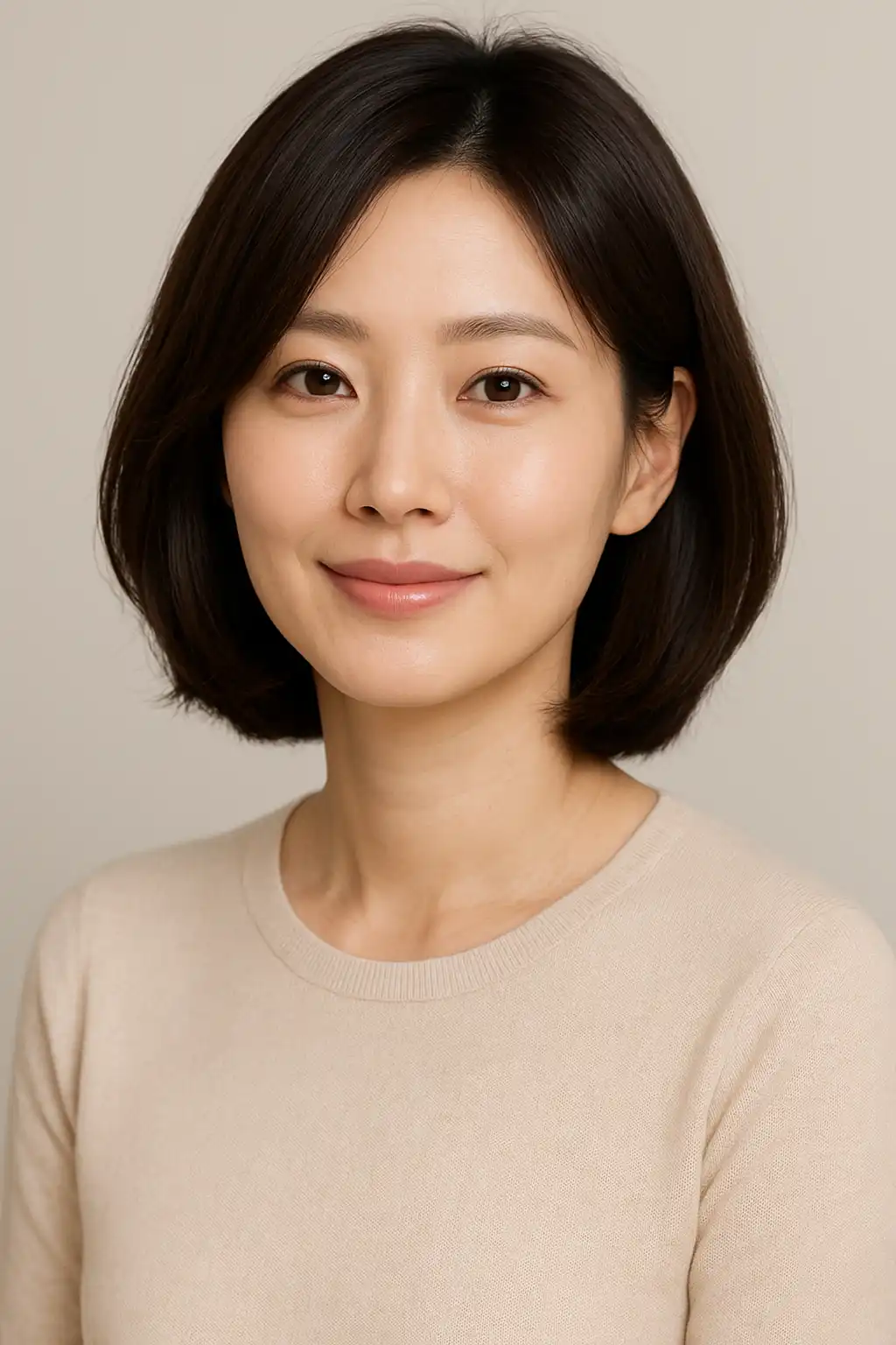 30대 한국인 여성 광고 모델