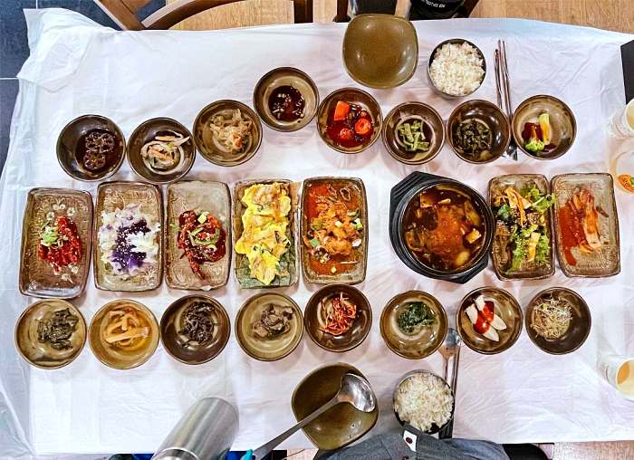공주 마곡사 맛집 21첩 산채 정식