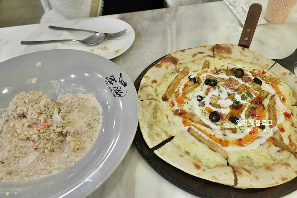 해운대 맛집 디에이블 달맞이점 주문메뉴 모두 도착