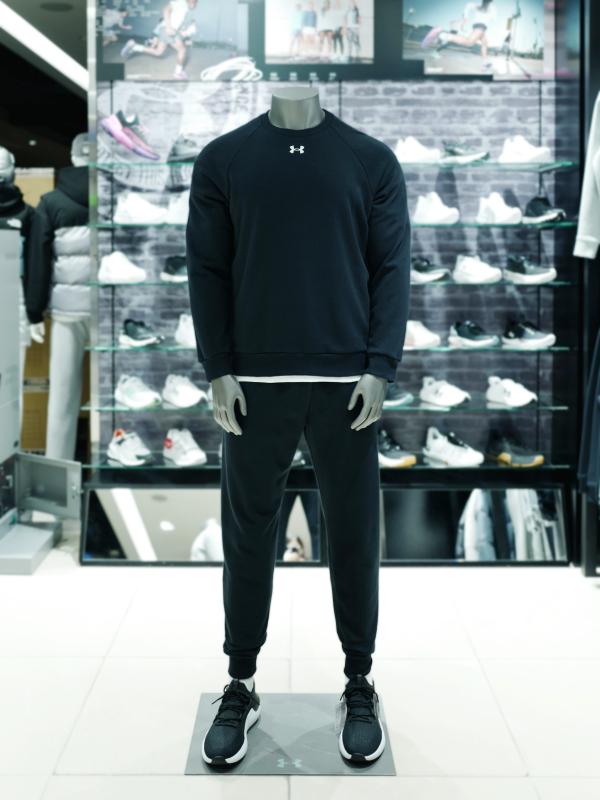 언더아머 트레이닝 세트 남자 기모 조거팬츠 블랙 상하의선택 BN97559774-HUS