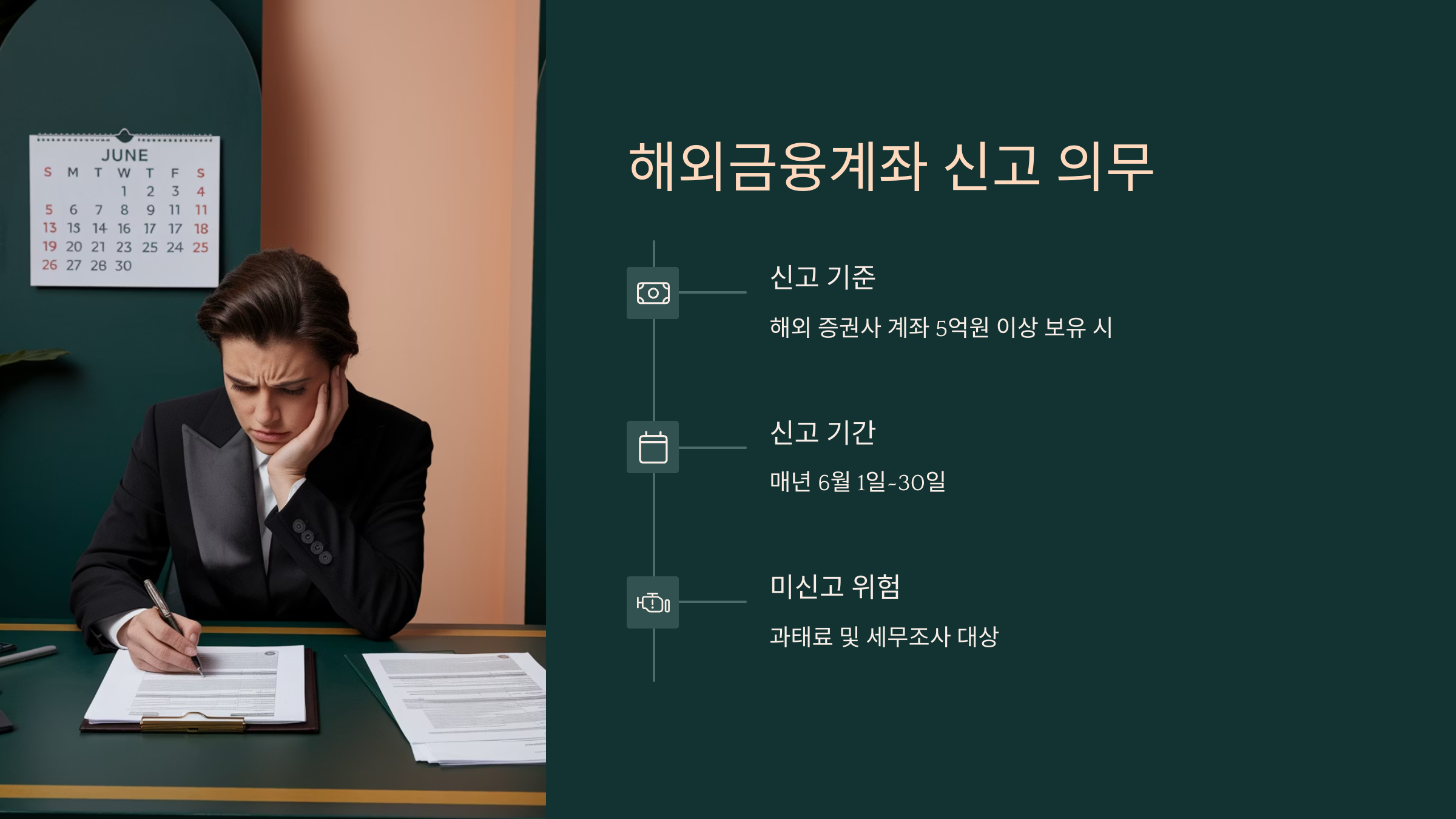 해외금융계좌 신고 의무 안내
