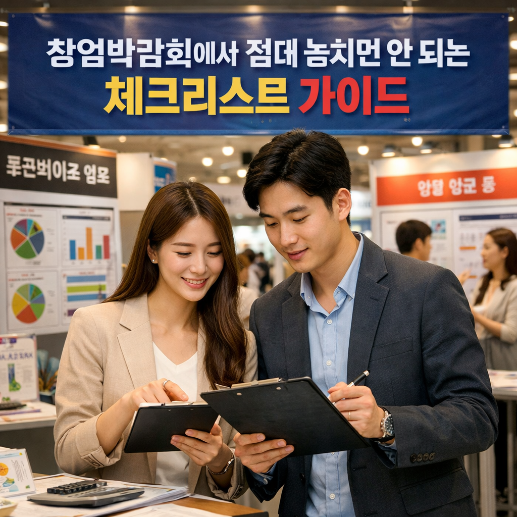 창업박람회에서 절대 놓치면 안 되는 체크리스트 가이드