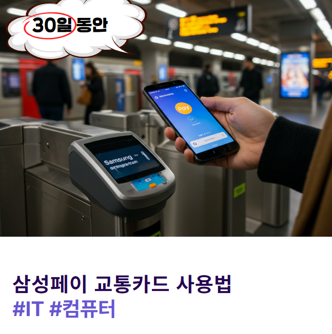 삼성페이 교통카드 사용법 후불 등록부터 오류 해결까지 활용 꿀팁