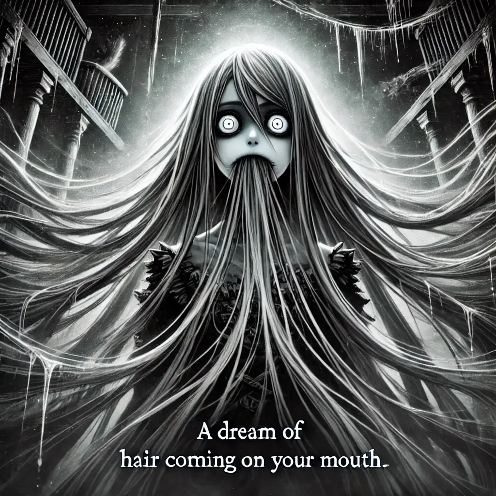 입에서 머리카락 나오는 꿈