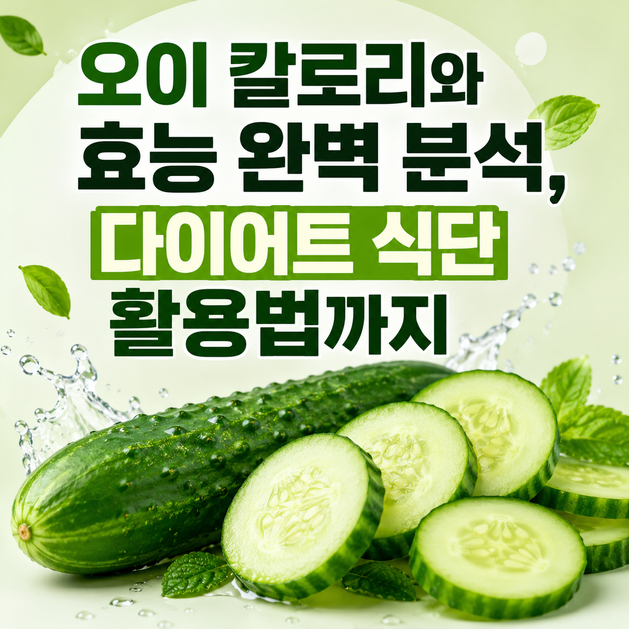 오이 다이어트 효과