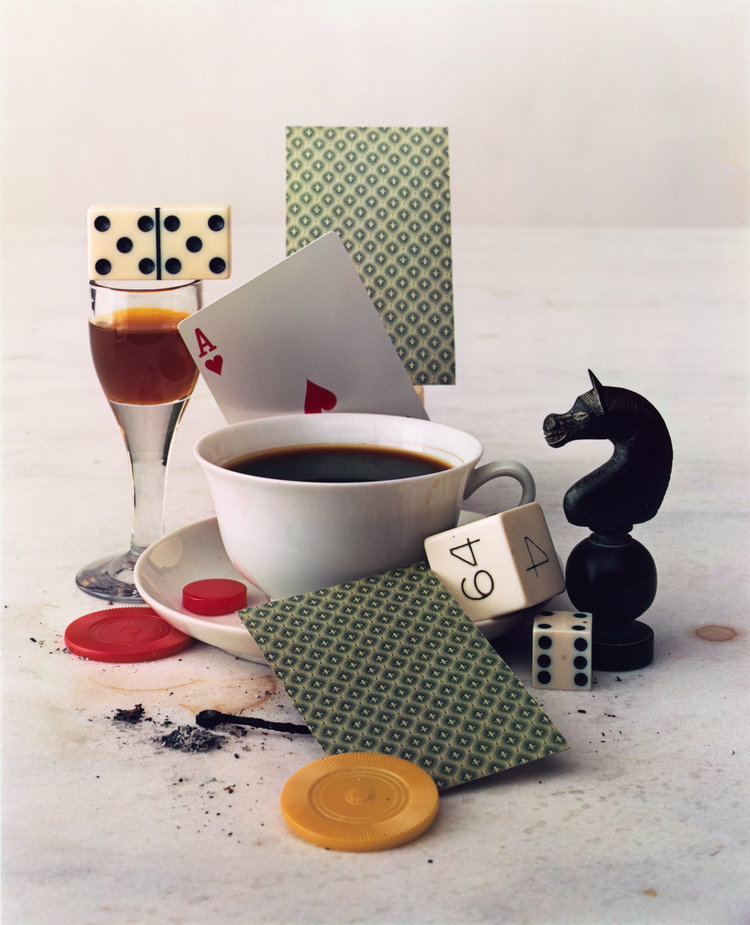 After dinner games by Irving Penn