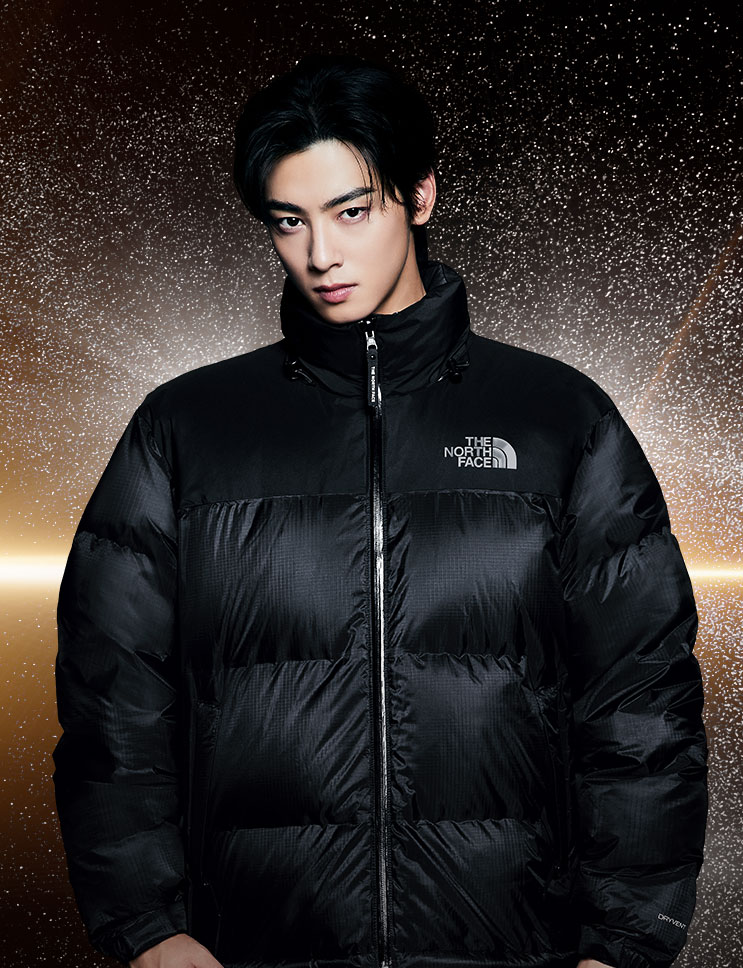 차은우 노스페이스 광고 이미지