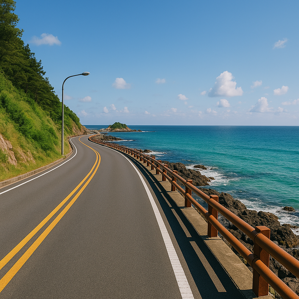 해안도로 이미지