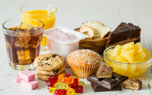 설탕이 많은 음식