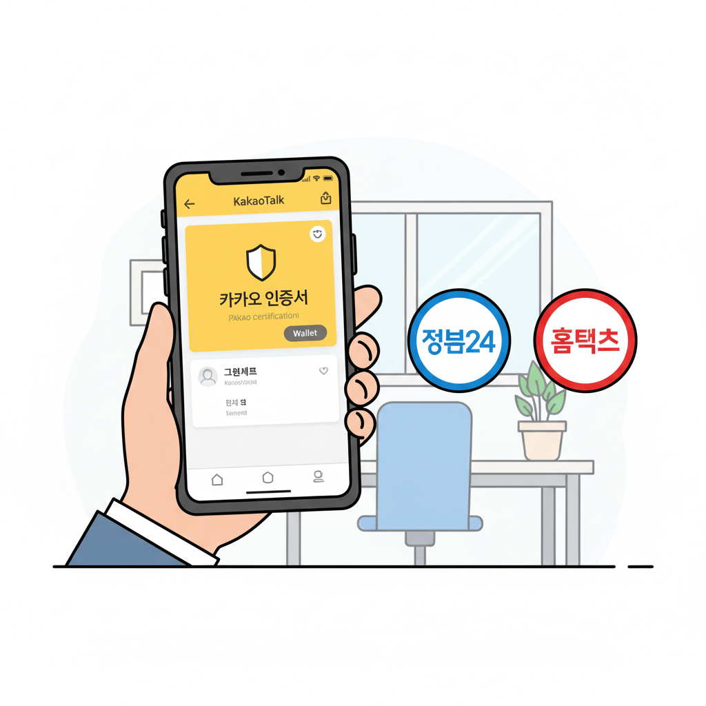 카카오 인증서로 정부 민원 처리하기