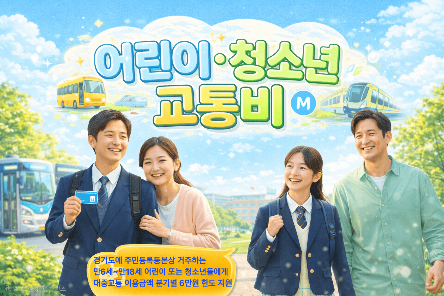 경기도 어린이 청소년 교통비 지원 신청