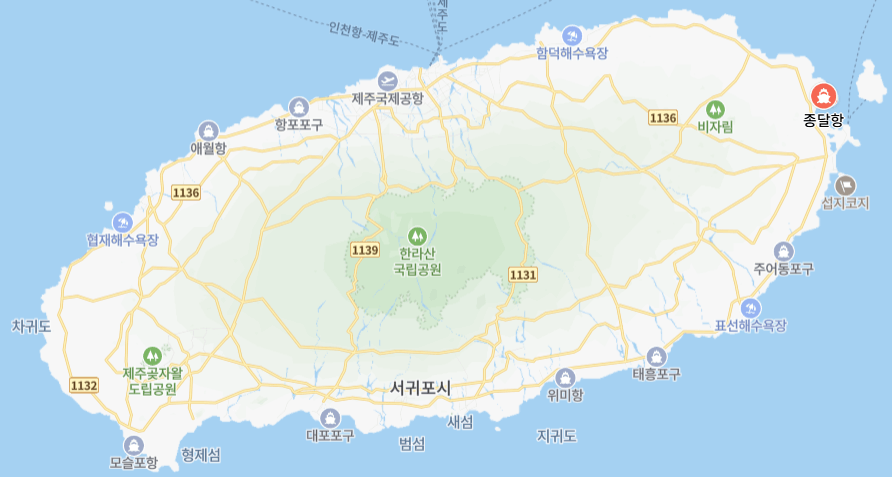 종달항 주소, 지도