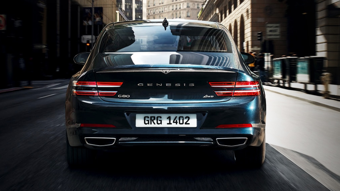 제네시스 G80 후면