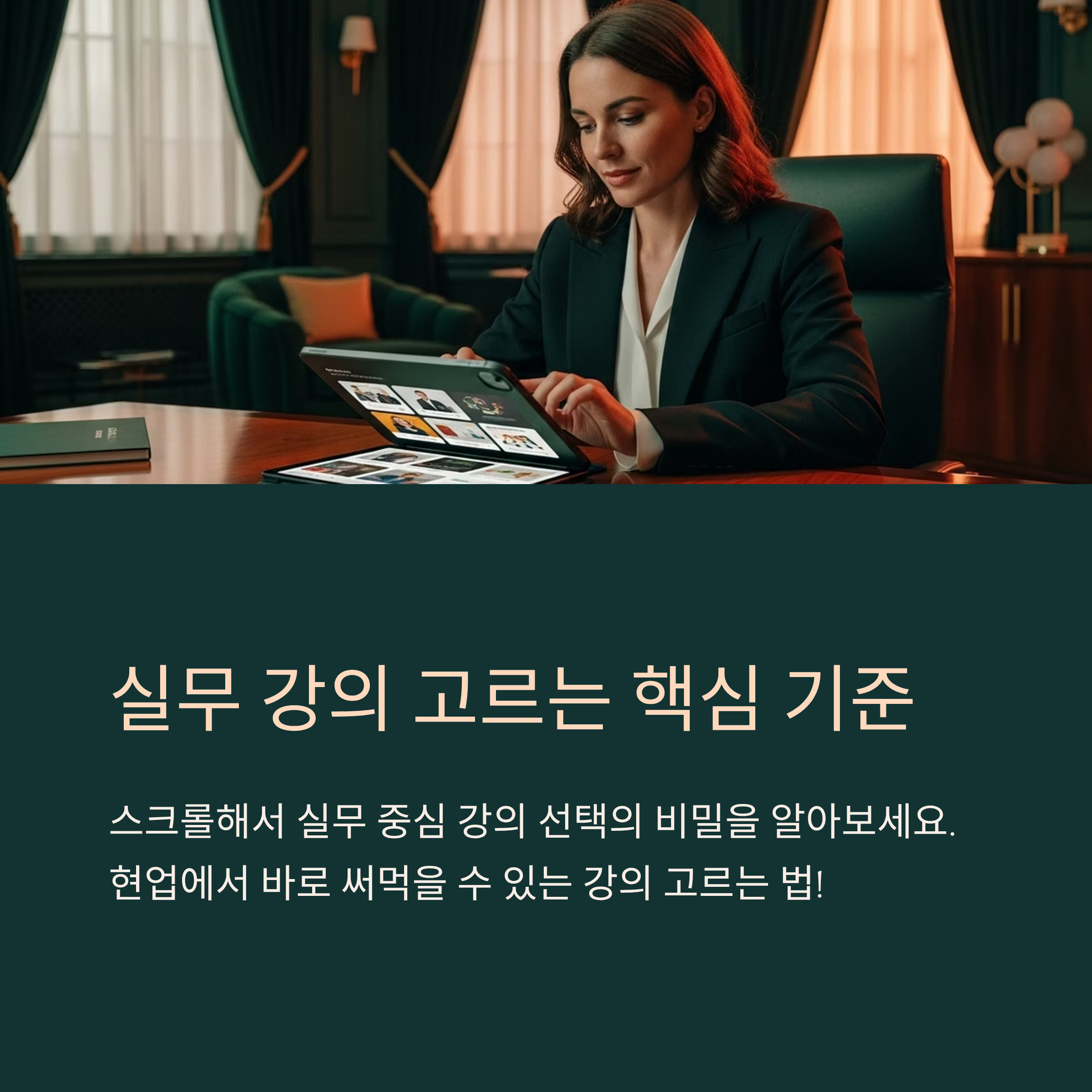 실무 중심 강의 고르는 핵심 기준