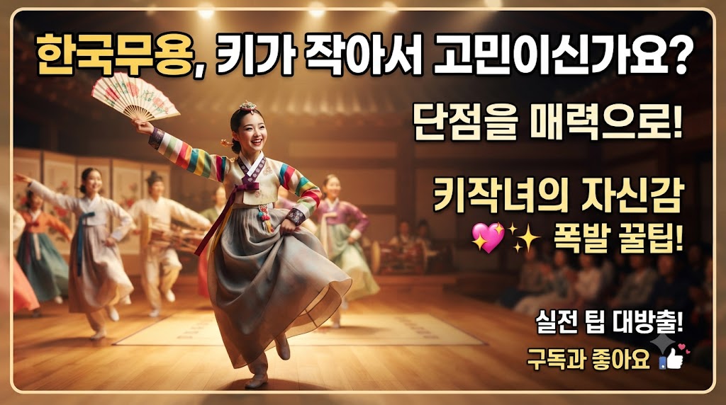 "한국무용, 키가 작아서 고민이신가요?"