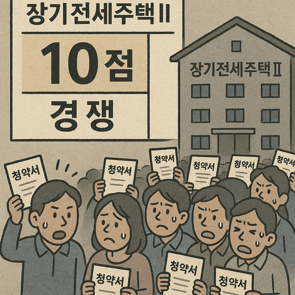 10점 만점이 필요한 장기전세주택 경쟁 현실